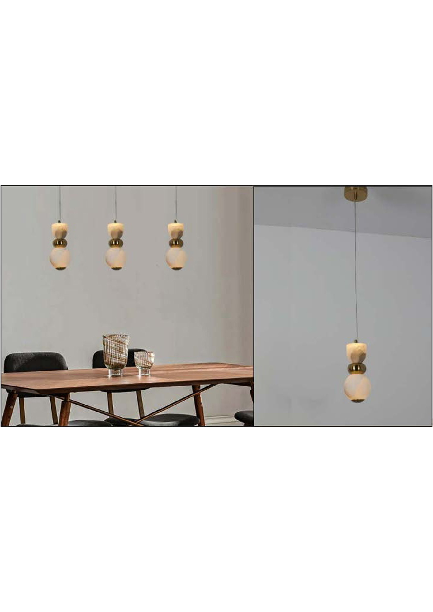 Beyond Lights - Glass Pendant Lamp- GL